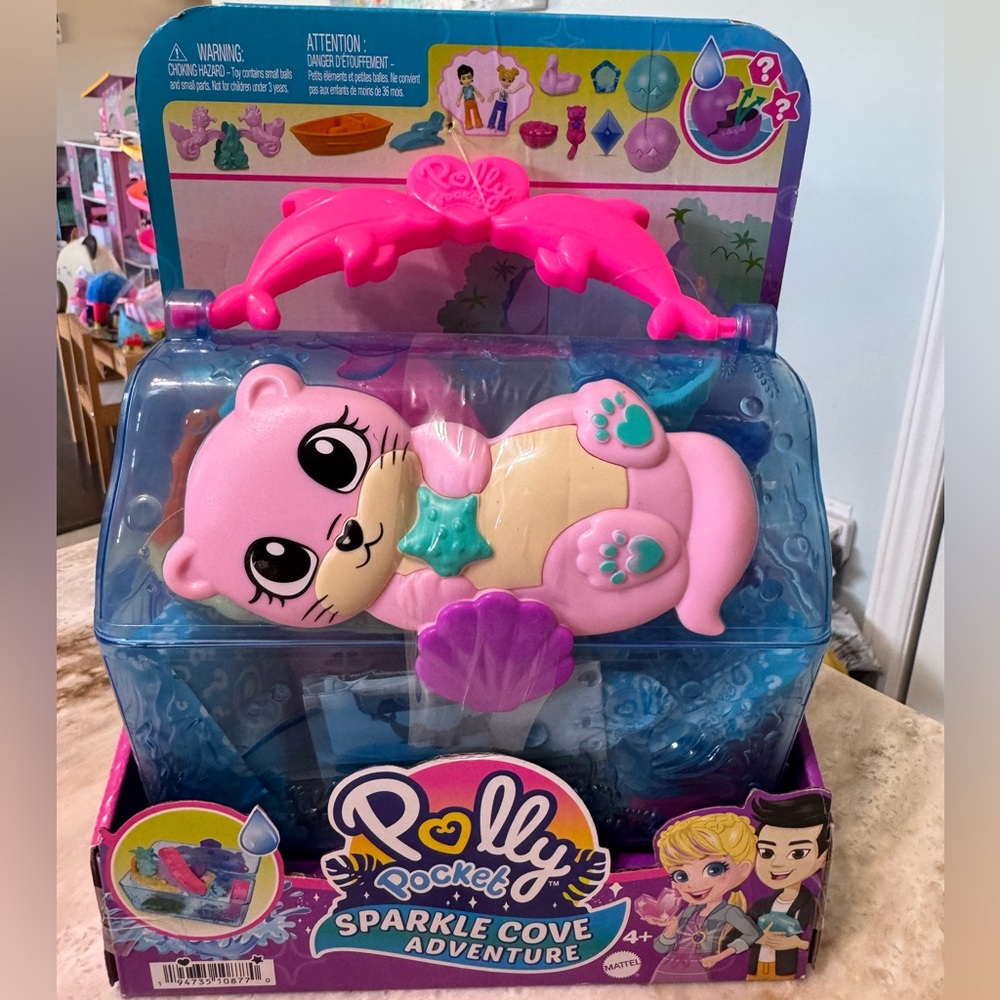 Polly Pocket Sparkle Cove Adventure Otter Set